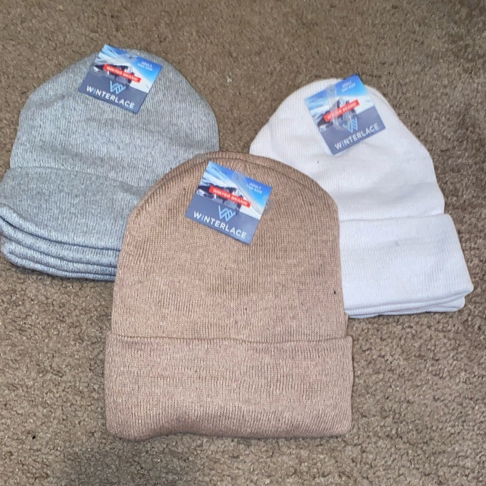 Winterlace 5 pcs winter beanie new